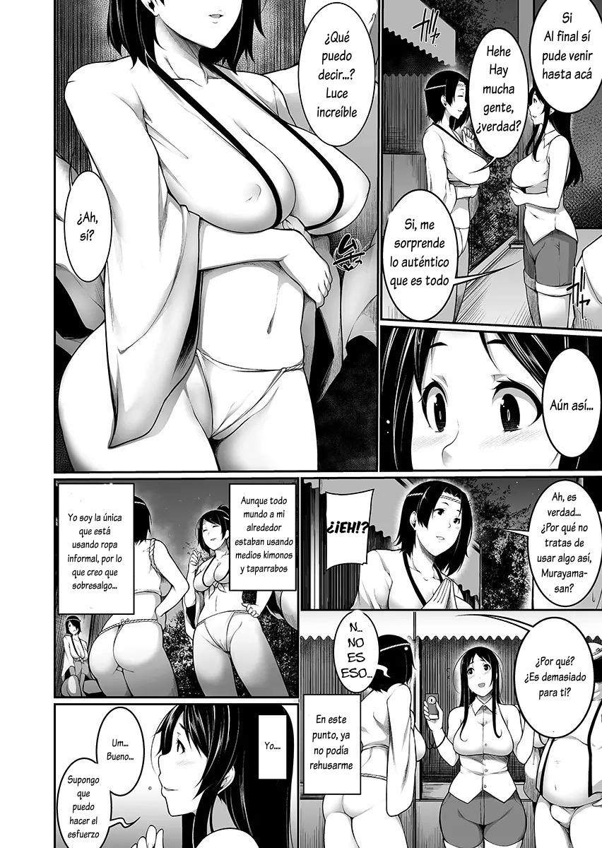 [Sakamata Nerimono] H e no Hurdle ga Hiku Sugiru Mura ~Joshidaisei ga Natsuyasumi ni Otozureta no wa Daretodemo Yacchau Mura Deshita~ Ch. 01 [Spanish] [Lovely Diablesse Scan] [Digital] - Page 8