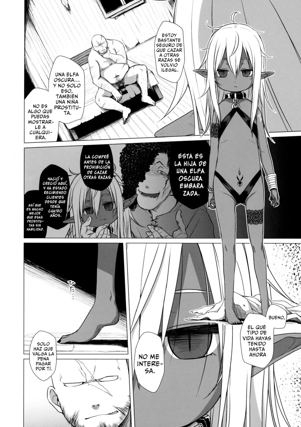 (C90) [Shichiten Battou (Miyasaka Takaji)] Dark Elf wa Enya ni Odoru [Spanish] [Zimos Fansub] - Page 3