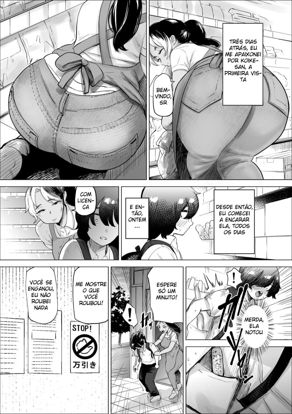[takaya (Fukuhara Takaya)] Manbiki Shounen to Part no Hitozuma | O Garoto Ladrão e a Dona de Casa de Meio Período [Portuguese-BR] - Page 4