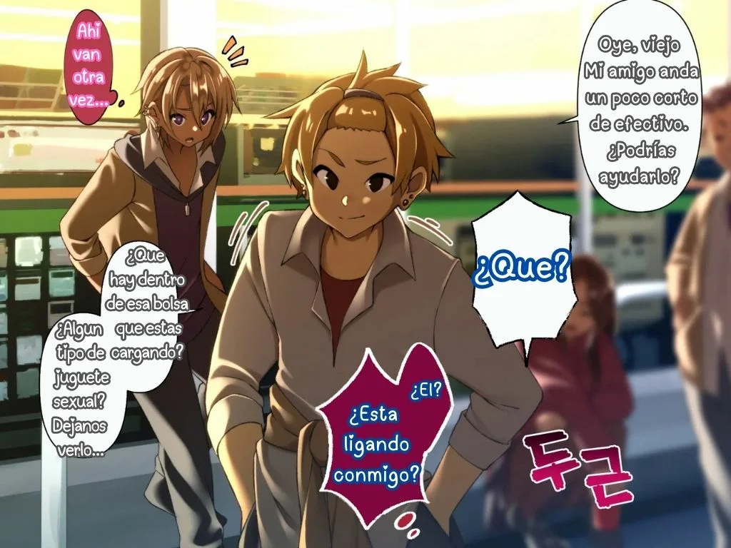 [Hinahara Yashiki (Hinahara Hajime)] [Mesu Ochi♂] Kane de Katta Furyou Danshi o Haramaseru [Spanish][Traducciones Traps] - Page 6