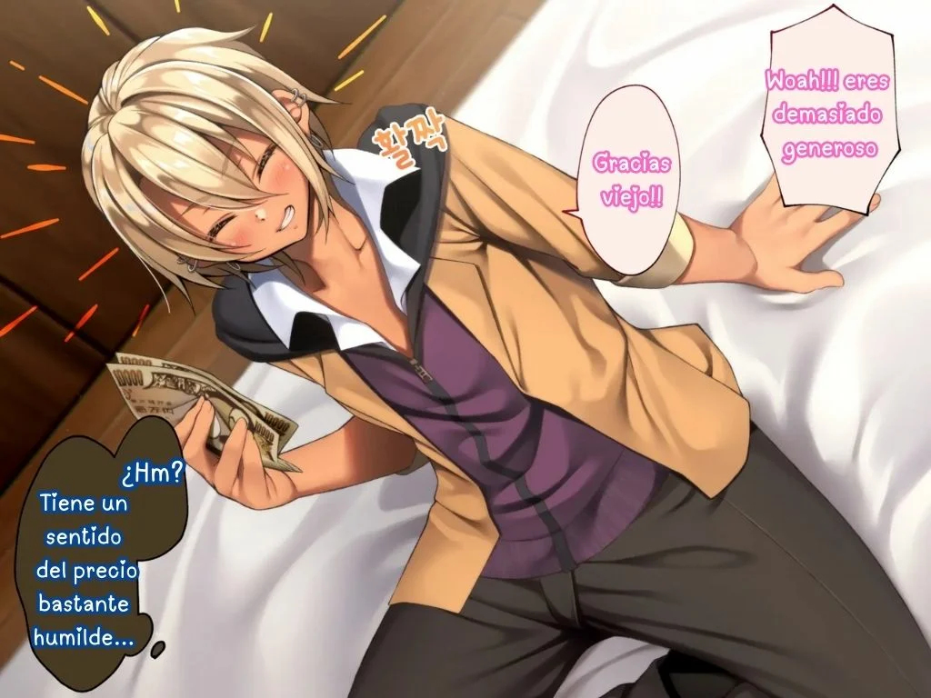 [Hinahara Yashiki (Hinahara Hajime)] [Mesu Ochi♂] Kane de Katta Furyou Danshi o Haramaseru [Spanish][Traducciones Traps] - Page 21