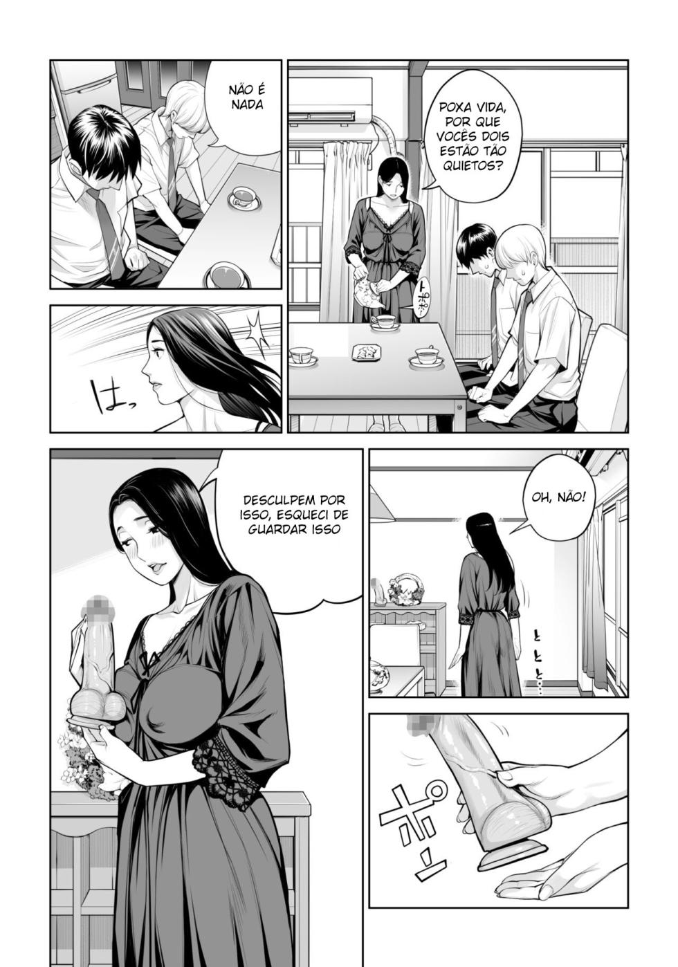 [HGT Labo] Kurokami Onna no Fudeoroshi ~Himitsu no Heya de Nakadashi Sasete Ageru wa~ [Portuguese-BR] - Page 24