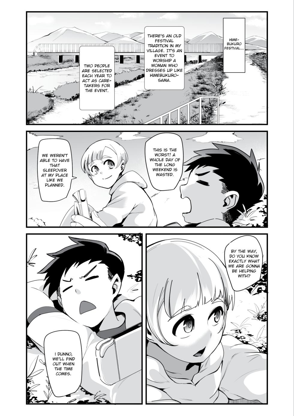[SOUND MILK (Otochichi)] Himebukuro-Sama | At the Village's Mysterious Festival, We Were Turned Into Ejaculation Dolls Just To Impregnate the Onee-sans (FULL ENGLISH + BONUS) - Page 4