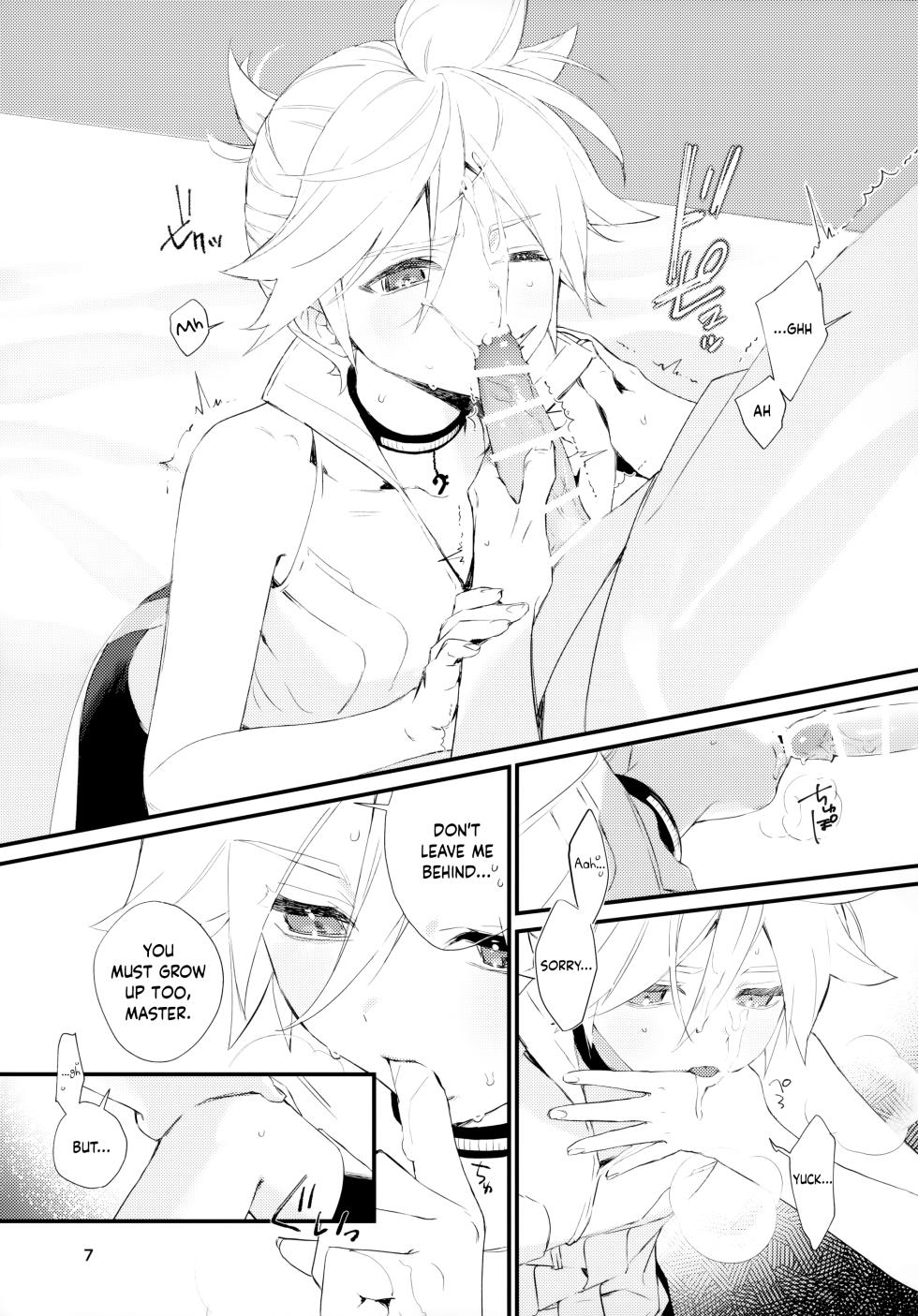 (C104) [naonocoto (Naoko)] Kawaigaranaide, Shitsubou Shinaide | Give me no love, feel no heartbreak (VOCALOID) [English] {Chin²} - Page 7