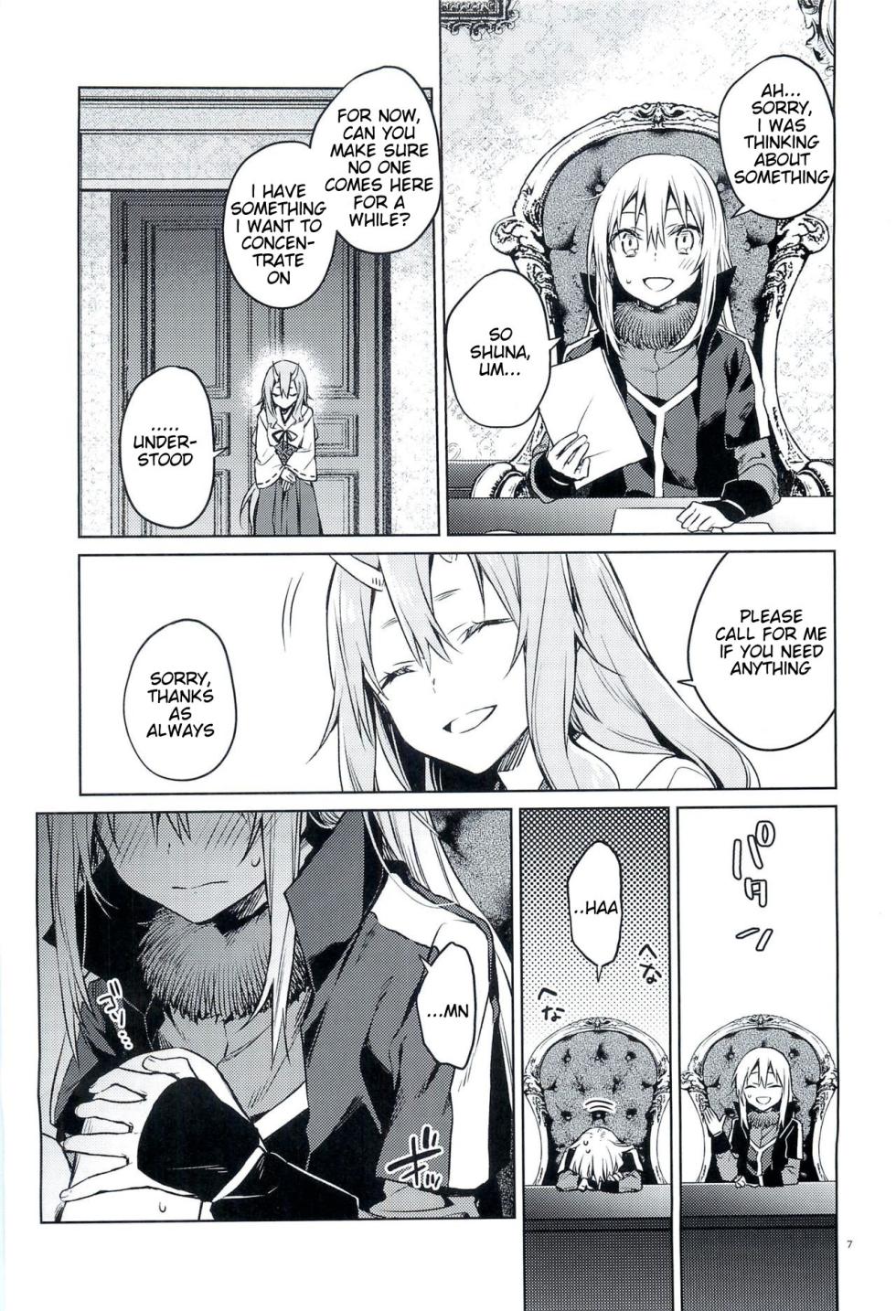 (to infinity) [Kuusou Kyuuka (Mikoto Kei)] Tokunou! Boufuu Maso | Especially Dense Tempest Magicules! (Tensei Shitara Slime datta Ken) [English] [Keksz] [Decensored] - Page 6