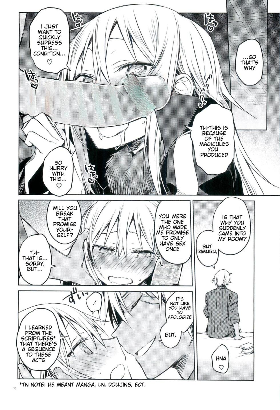 (to infinity) [Kuusou Kyuuka (Mikoto Kei)] Tokunou! Boufuu Maso | Especially Dense Tempest Magicules! (Tensei Shitara Slime datta Ken) [English] [Keksz] [Decensored] - Page 9