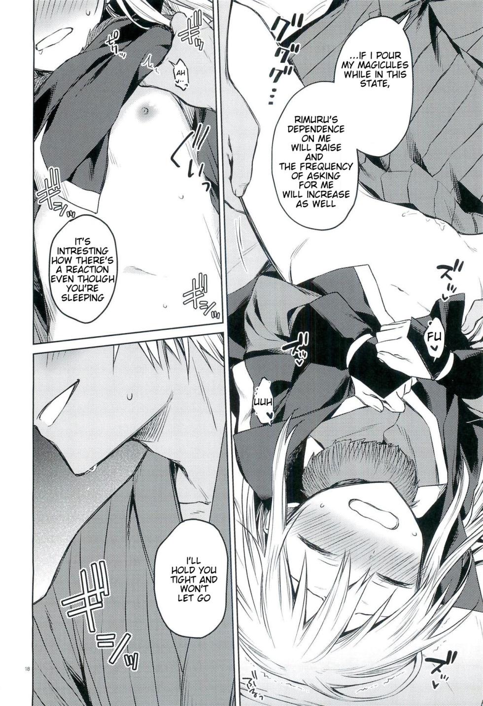 (to infinity) [Kuusou Kyuuka (Mikoto Kei)] Tokunou! Boufuu Maso | Especially Dense Tempest Magicules! (Tensei Shitara Slime datta Ken) [English] [Keksz] [Decensored] - Page 17