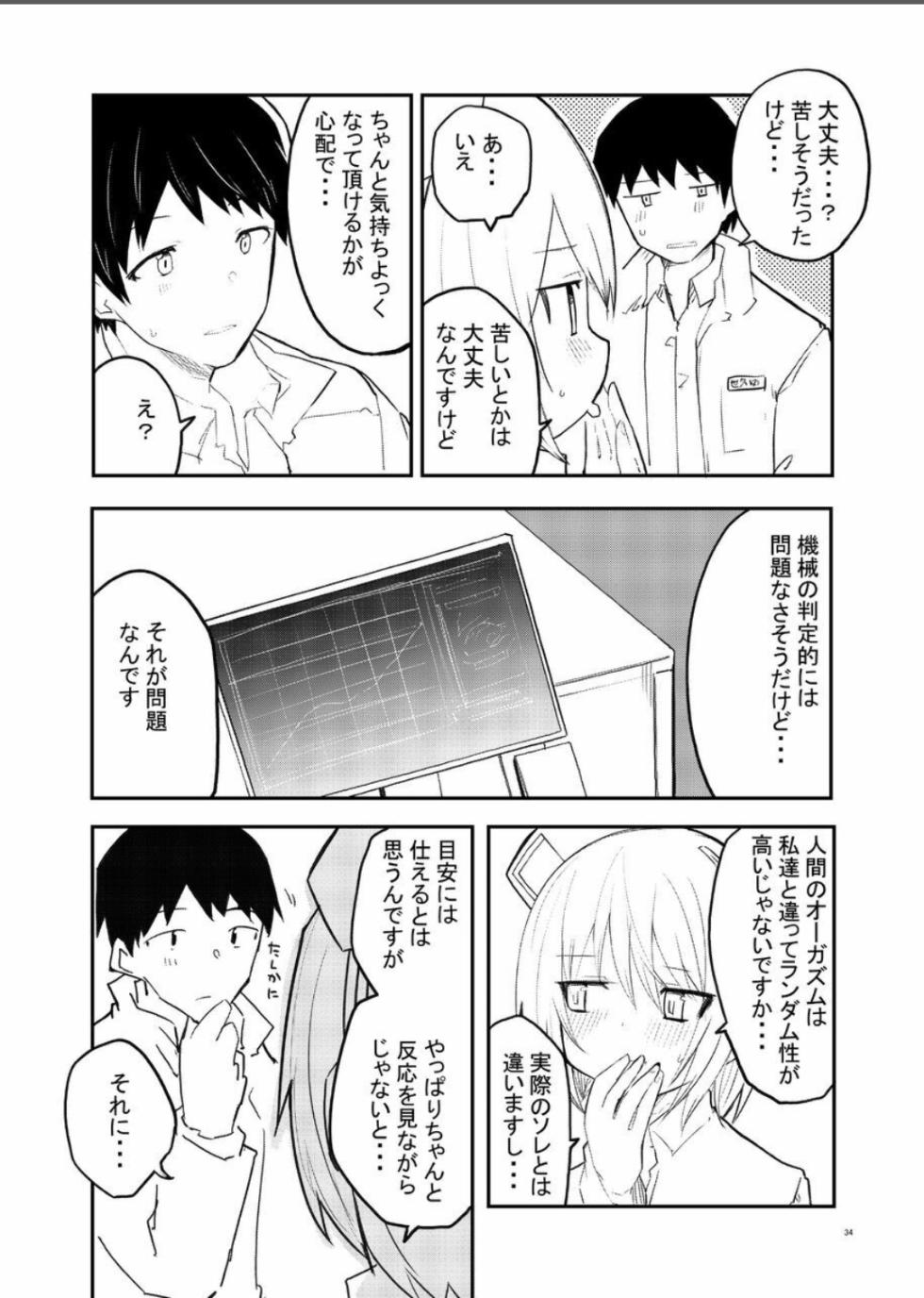 [Kisa Kazuyuki] Sexaroid Kaihatsuka no Nichijou vol. 1-2 - Page 34