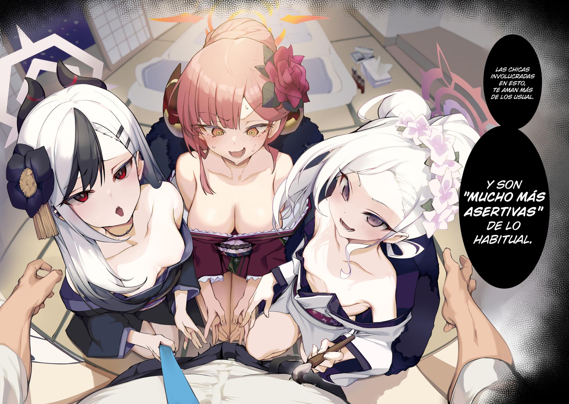 [Armadillo (Renji, Daiji)] Tamari ni Tamatta Seiyoku Uketomemasu Sensei no Koto ga Daisukidakara... Seishori Schedule Go-Youi Shimashita 1＆2 | ¡Yo Me Encargaré De Tu Lujuria Reprimida, Sensei... Nosotras Realmente Te Amamos! 1&2 [Spanish][ElKrei][Digital] - Page 14