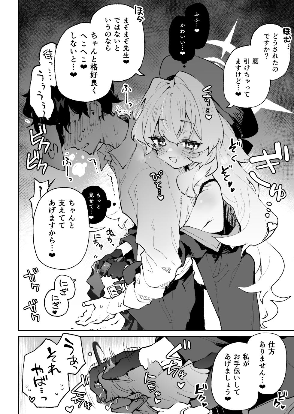 [Rimu Chanchi (Uni Cream Korokke)] Niyaniya Kyouju no Ama Zeme Gotoki ni Makenai ga!? (Blue Archive) [Digital] - Page 5