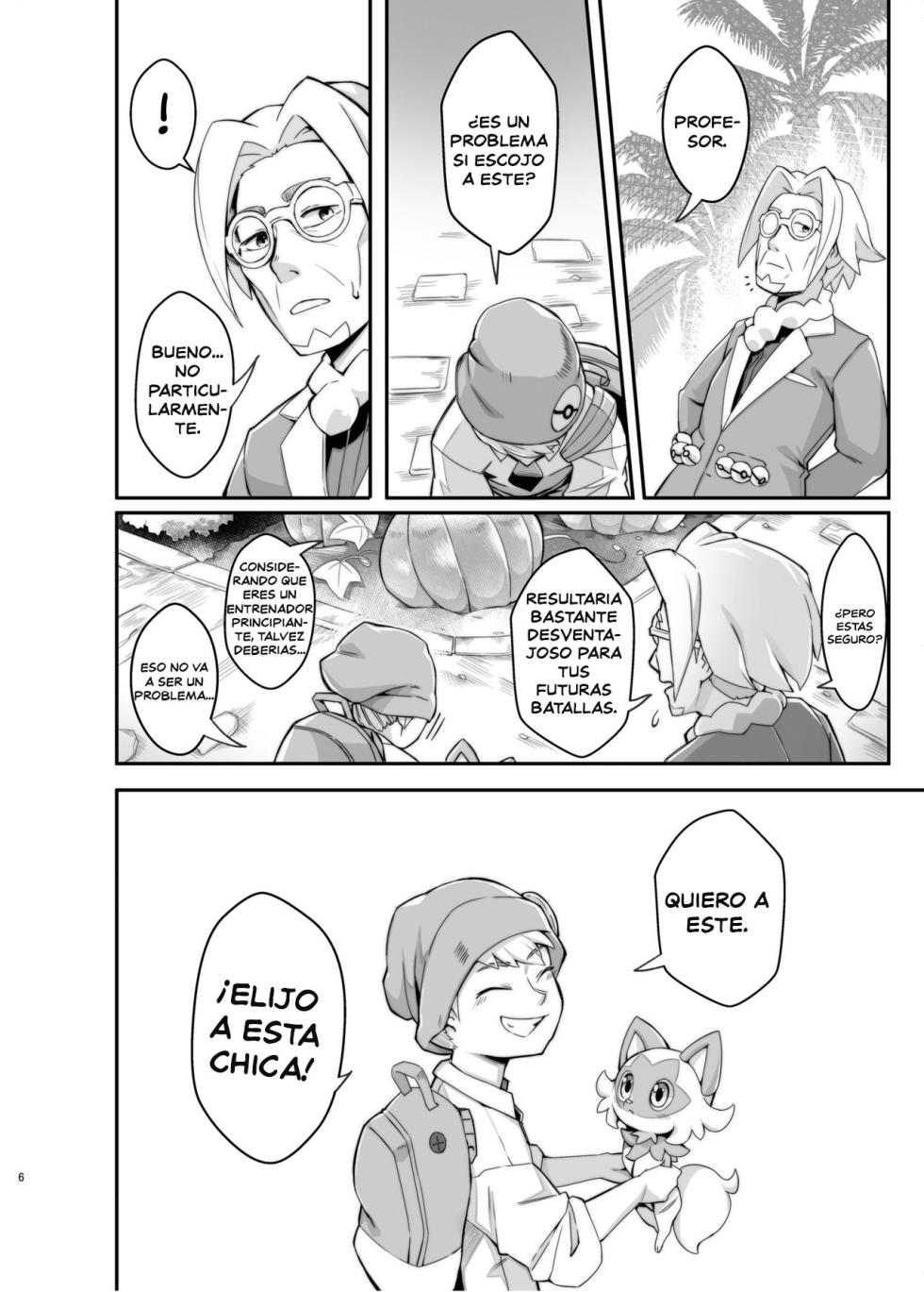 [Tamanokoshi (Tamanosuke)] The Clover Ring (Pokémon Scarlet and Violet) [Spanish][Decensored] [Digital] - Page 5