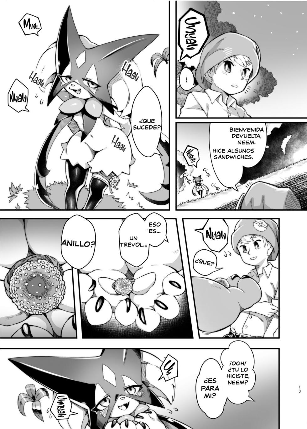 [Tamanokoshi (Tamanosuke)] The Clover Ring (Pokémon Scarlet and Violet) [Spanish][Decensored] [Digital] - Page 12