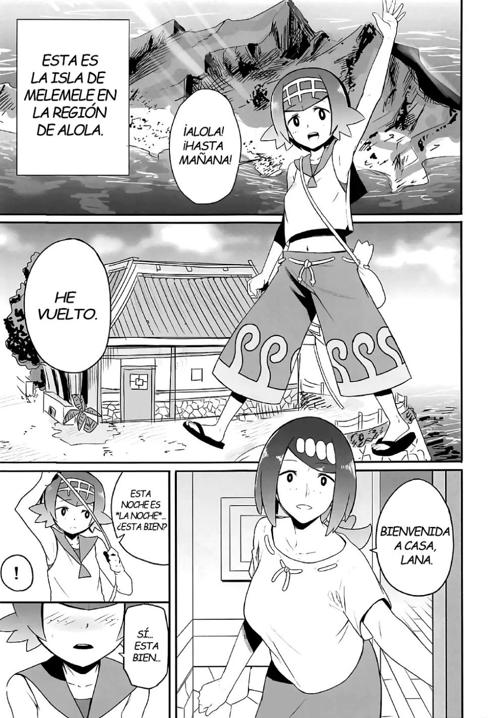 [DOLL PLAY (Kurosu Gatari)] Alola no Yoru no Sugata Cap. 1-2 (Pokémon Sun and Moon) [Spanish] [Kejotan] [Decensored] [Digital] - Page 3