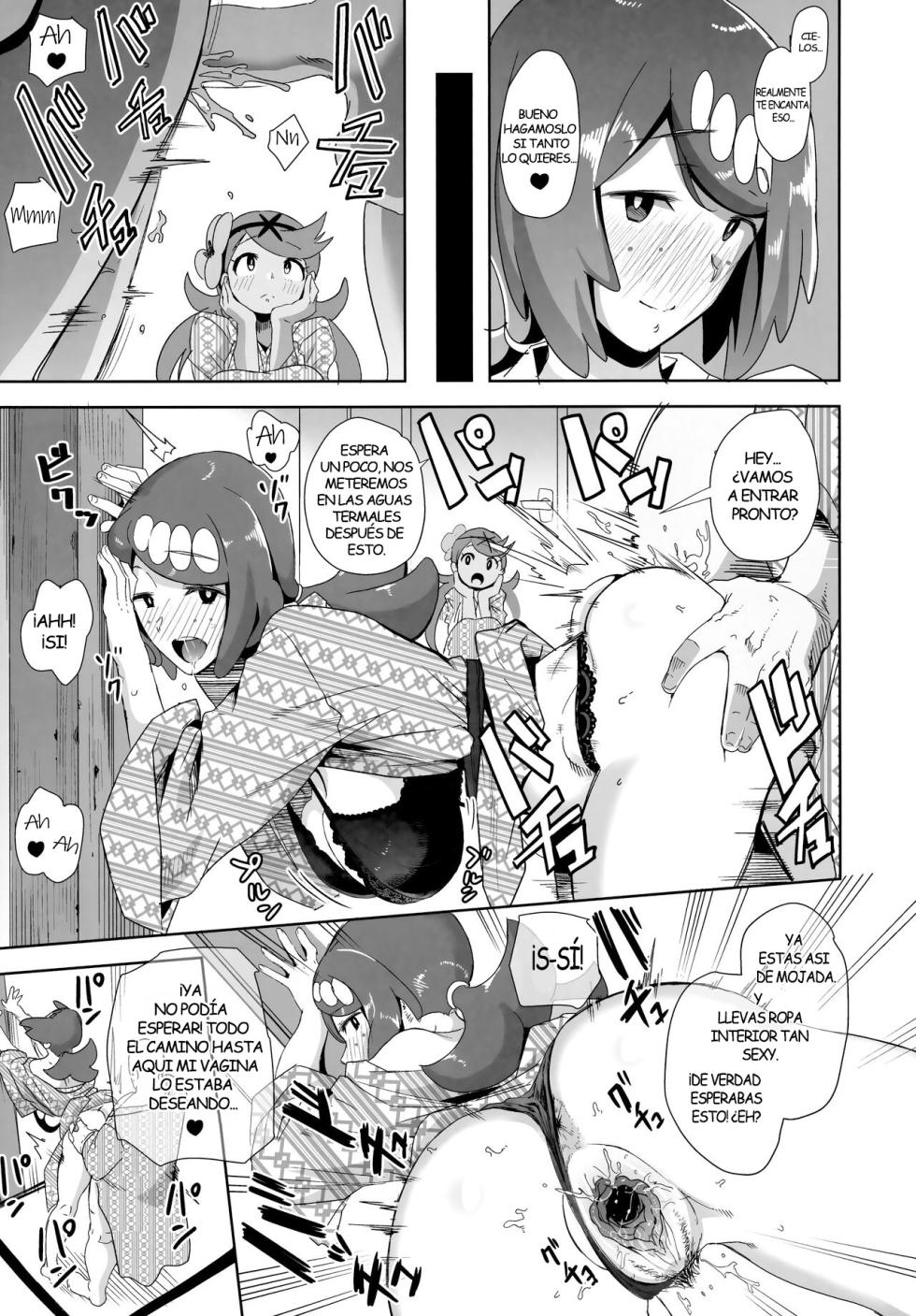 [DOLL PLAY (Kurosu Gatari)] Alola no Yoru no Sugata Cap. 1-2 (Pokémon Sun and Moon) [Spanish] [Kejotan] [Decensored] [Digital] - Page 33