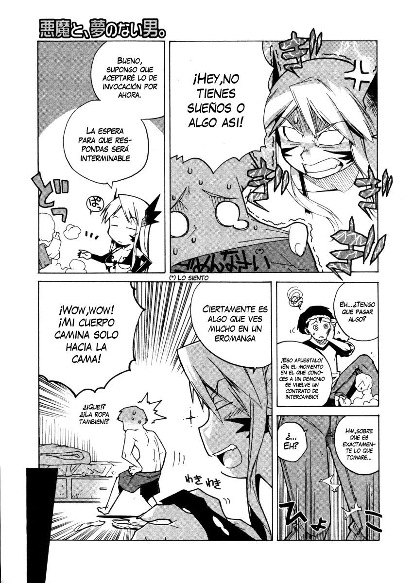 [Takatsu] Akuma to, Yume no nai Otoko. | The Demon and the Dreamless Guy. (COMIC Megastore H 2005-12) [Spanish][VarKatzas666] - Page 3