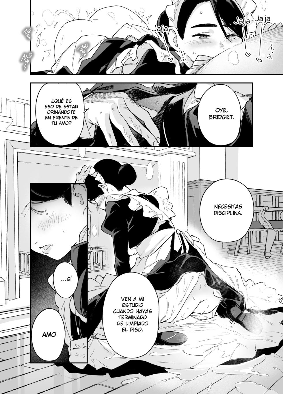 [F no Kottoubako (Onizuka Frill)] Wagaya no Housemaid Bridget Sei no Gohoushi ~Danro Souji kara Kozukuri made~ [Spanish] [Hellsing Scans] - Page 10