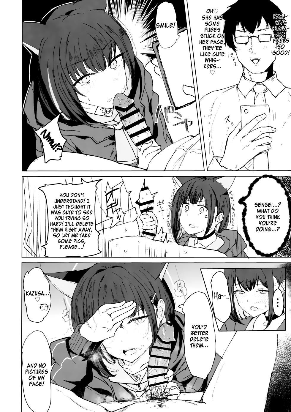 (C103) [Marcapaginas (Gasuba Ana)] Kazusa Dori (Blue Archive) [English] [SDF] - Page 9