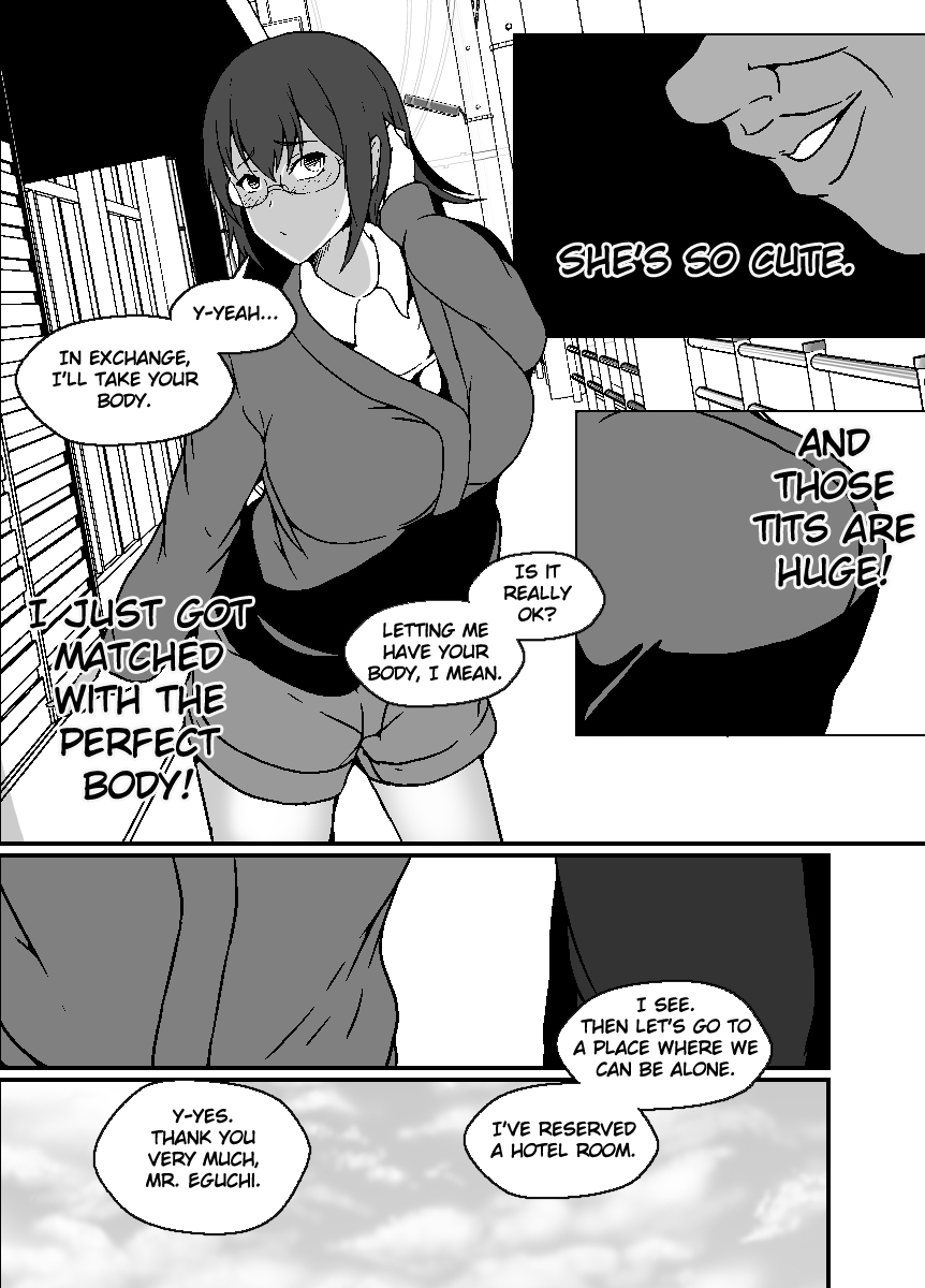 [Hyoui no Jikan (Shimakawa)] Karada Koukan Matching Appli | The Body-Swap Matching App [English] [TheFrogManScans] - Page 3