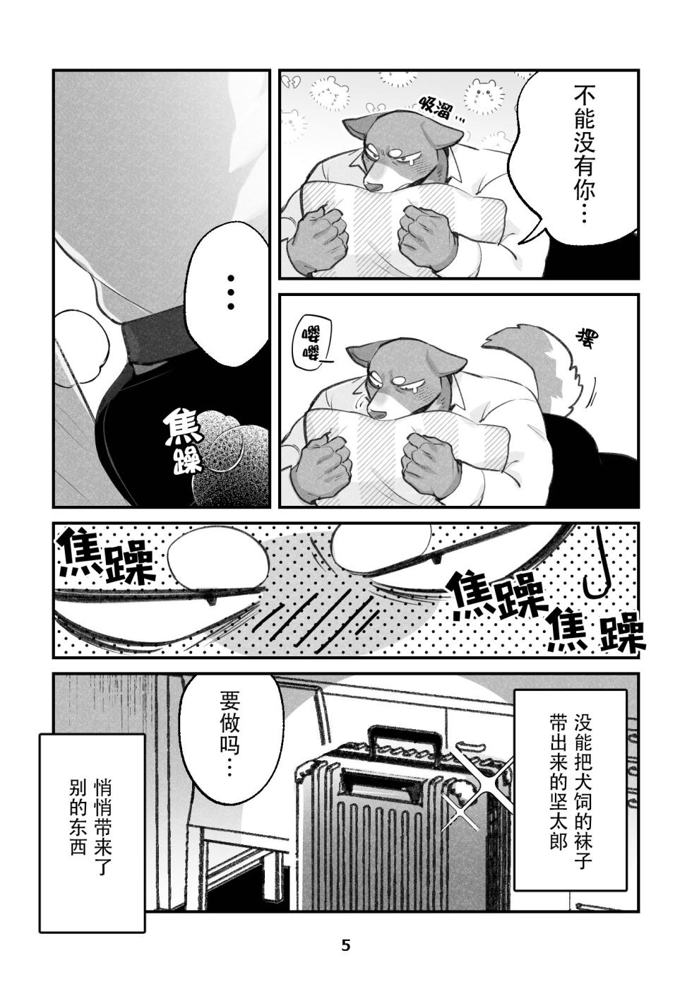 (Kemoket 15) [Kenkou Kedama Seikatsu (Kadiro)] Inukei no R18 (Inukei no Kareshi) [Chinese][Digital][神州国光社] - Page 5