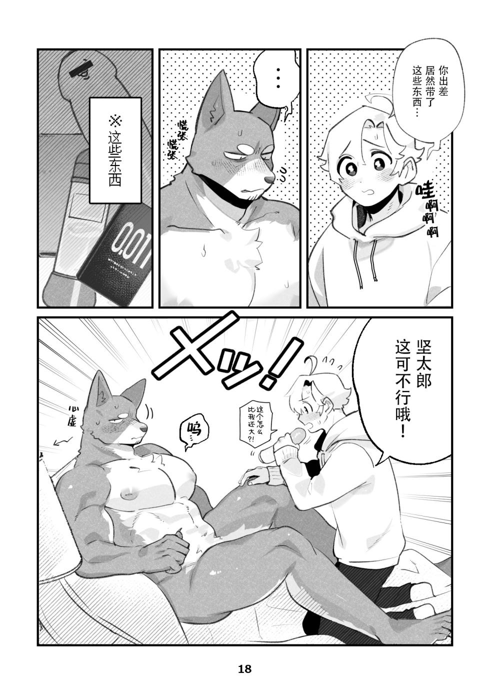 (Kemoket 15) [Kenkou Kedama Seikatsu (Kadiro)] Inukei no R18 (Inukei no Kareshi) [Chinese][Digital][神州国光社] - Page 18