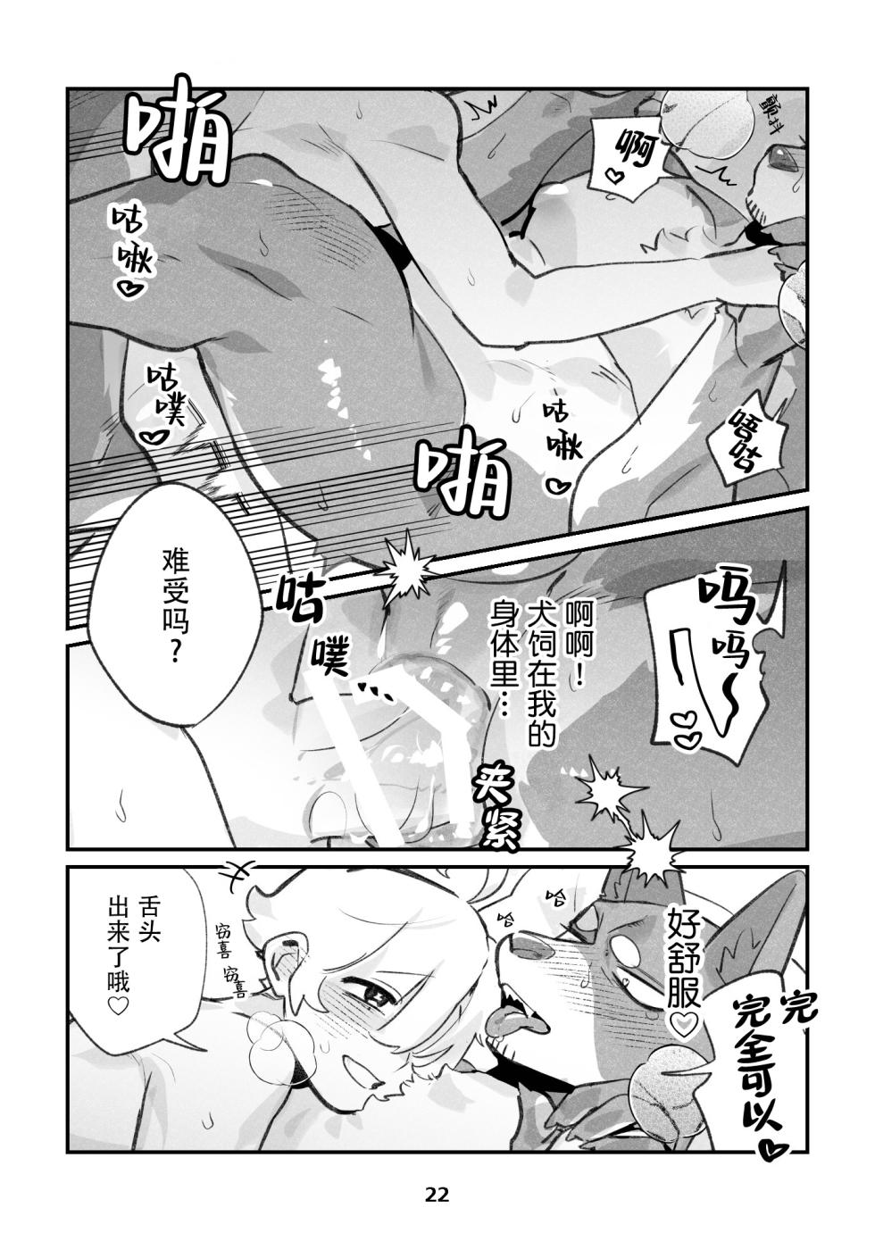 (Kemoket 15) [Kenkou Kedama Seikatsu (Kadiro)] Inukei no R18 (Inukei no Kareshi) [Chinese][Digital][神州国光社] - Page 22