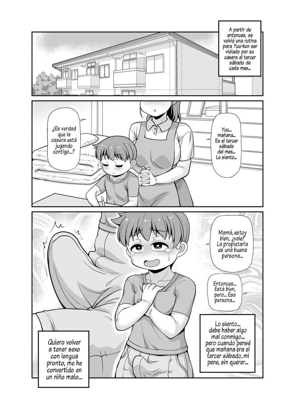 [Joji Panchu Uriba (emina)] Boku wa Apart no Oyachin [Spanish] [Al chile no sé Scan] [Digital] - Page 24