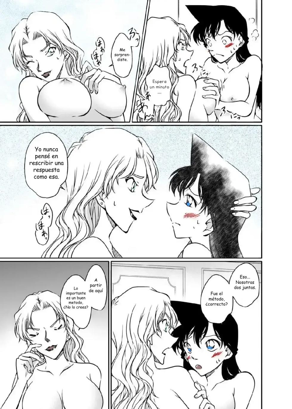 [mysteryfarm (Shiroyagi)] Kaiketsu Houhou wa Karada ni Oshiete Ageru | I'll tell my body how to solve it. (Detective Conan) [Spanish][Renasentista_313] [Digital] - Page 20