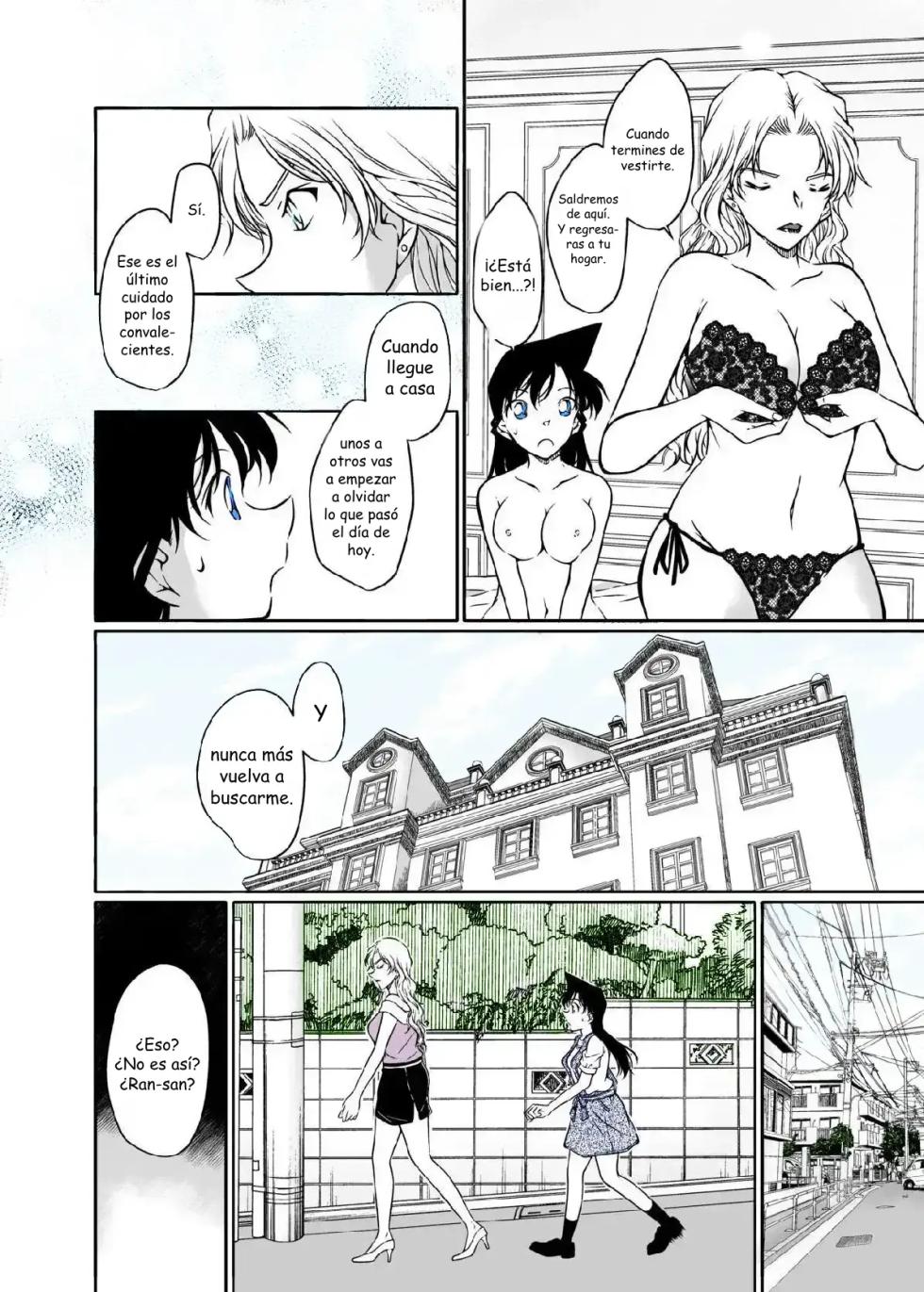 [mysteryfarm (Shiroyagi)] Kaiketsu Houhou wa Karada ni Oshiete Ageru | I'll tell my body how to solve it. (Detective Conan) [Spanish][Renasentista_313] [Digital] - Page 29