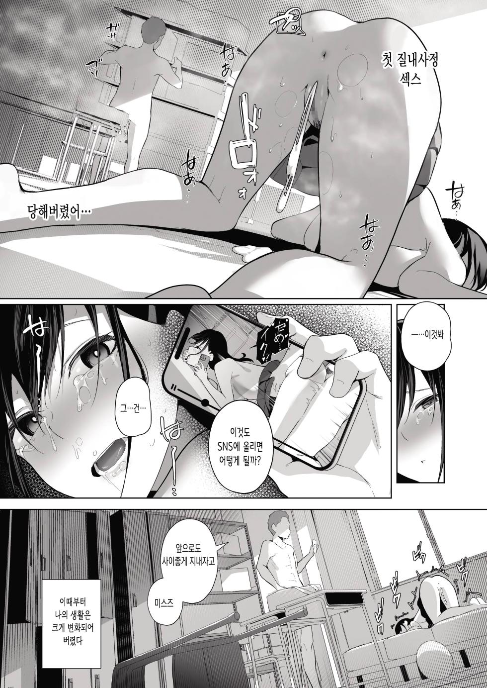 [Ponpokomaru (Akausu Ko)] Kamikazari ~Boku no Downer-kei Kanojo ga Class no Kyokon DQN ni Me o Tsukerareta Hanashi~ [korean] - Page 28