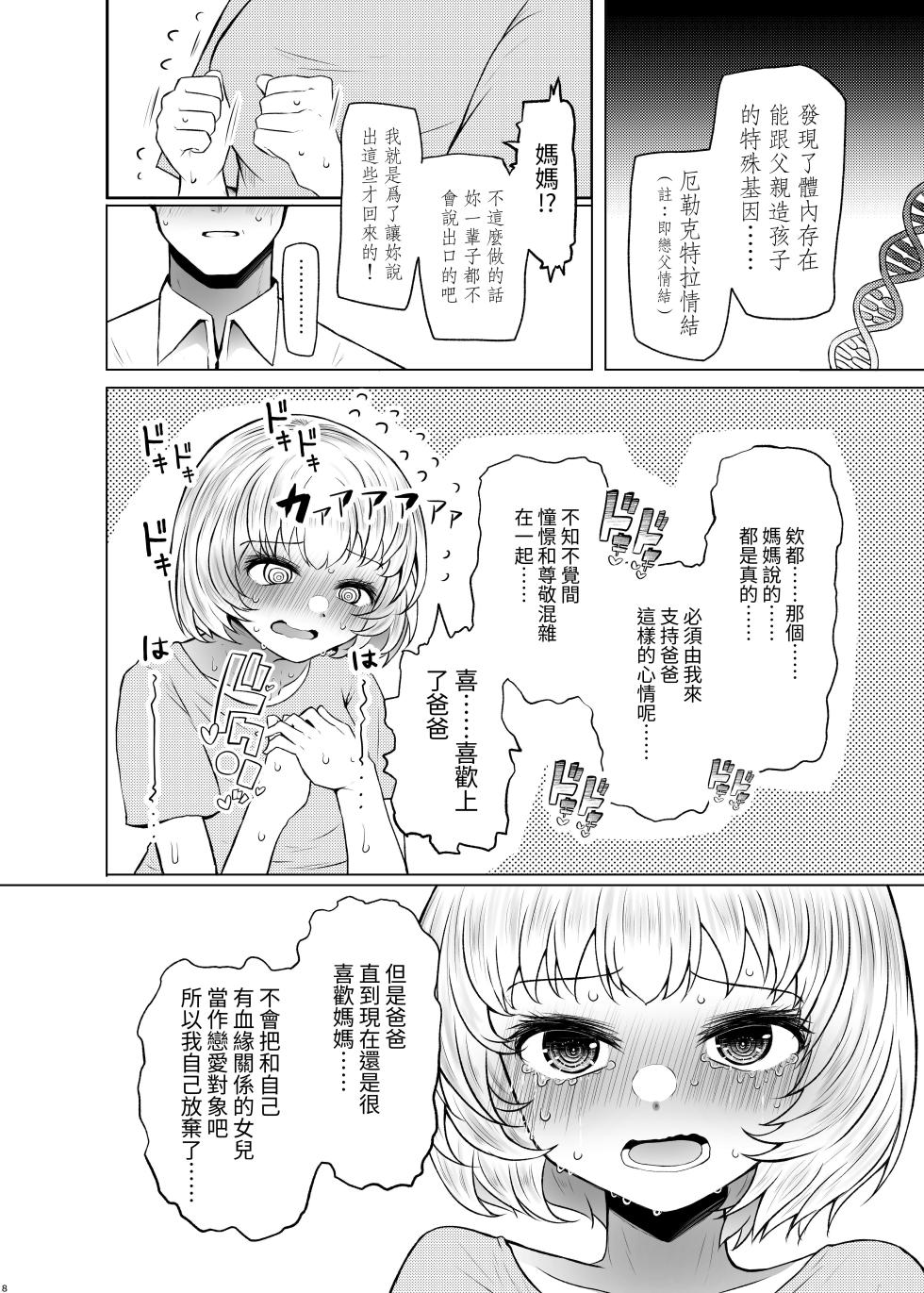 [Furafura Toxin (Arano Oki)] Idensei Shikkan no Risk ga Nai nara Papa to Kozukuri Shite mo Ii yo ne 3 [Chinese] [ㄖㄐ] [Digital] - Page 8