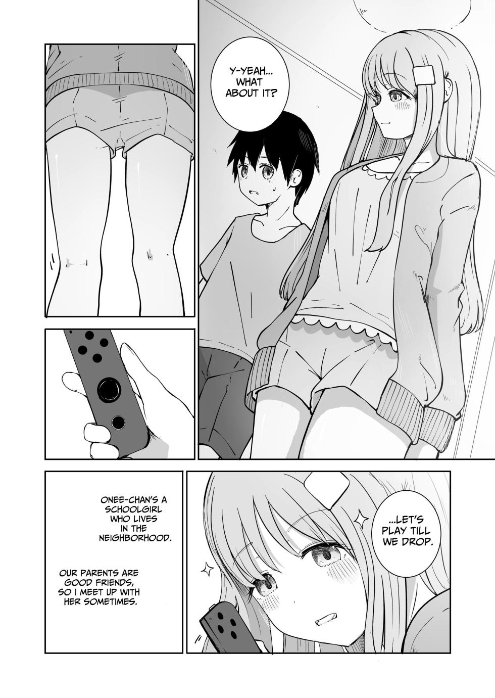 [BAVAROIS-BASS] Onee-chan to Futarikiri | Alone Together with Onee-chan [English] [tsuyoshi] - Page 4