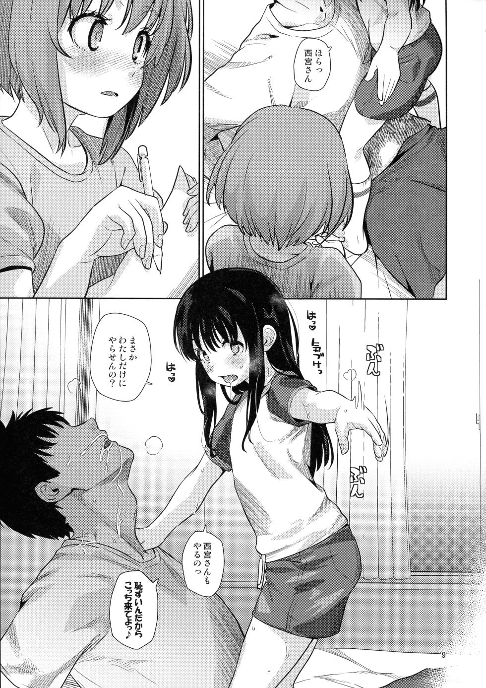 (C104) [CLUTCH SHOT KING (Kakkuu)] Ice Breaking Two Platoons (Koe no Katachi) - Page 8