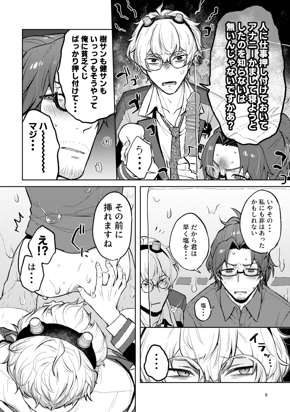 [tuiteyukenuyo (Zo)] Tokitou Kyouju no Yuuga na Kyuukei (THE IDOLM@STER SideM) - Page 9