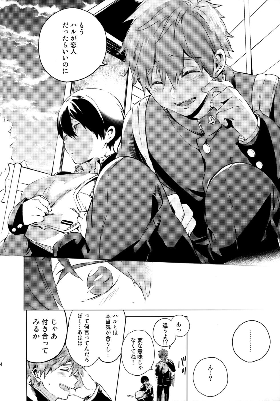[American ☆ Rock (Kotarou)] Koibito Gokko (High☆Speed! -Free! Starting Days-) - Page 13