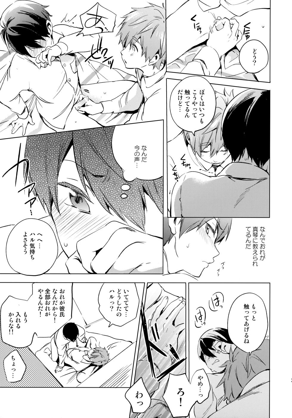 [American ☆ Rock (Kotarou)] Koibito Gokko (High☆Speed! -Free! Starting Days-) - Page 24