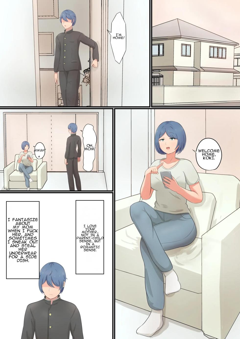 [Shirakumo Zen] Okaa-san ni Kokuhaku Shitara Zenbu Baretete Amaama Sex Sasete Kureta Hanashi [English] [AutobotsTL] - Page 3
