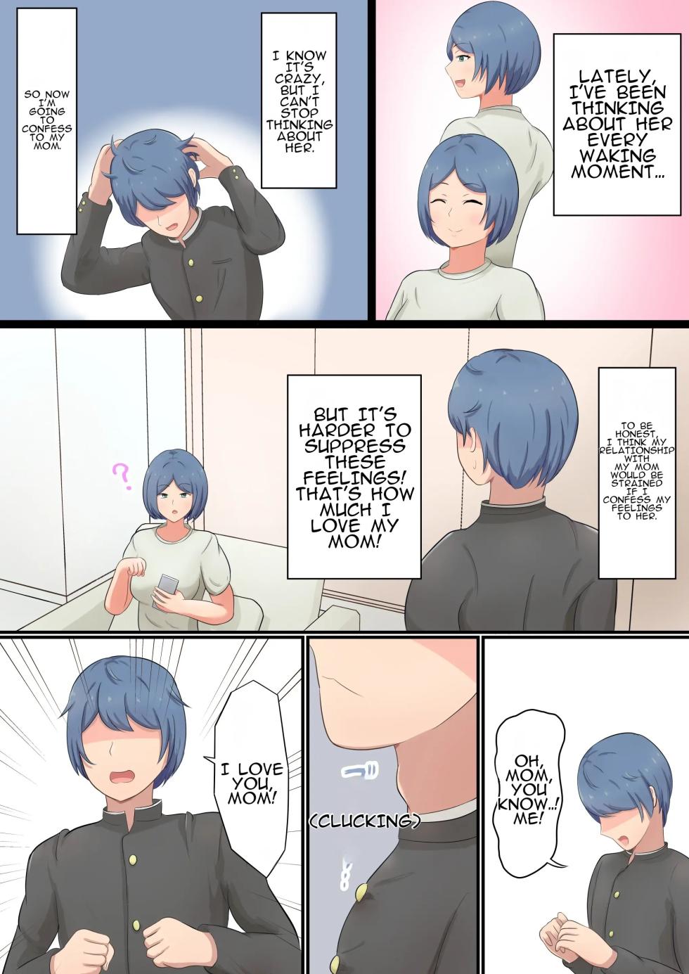 [Shirakumo Zen] Okaa-san ni Kokuhaku Shitara Zenbu Baretete Amaama Sex Sasete Kureta Hanashi [English] [AutobotsTL] - Page 4