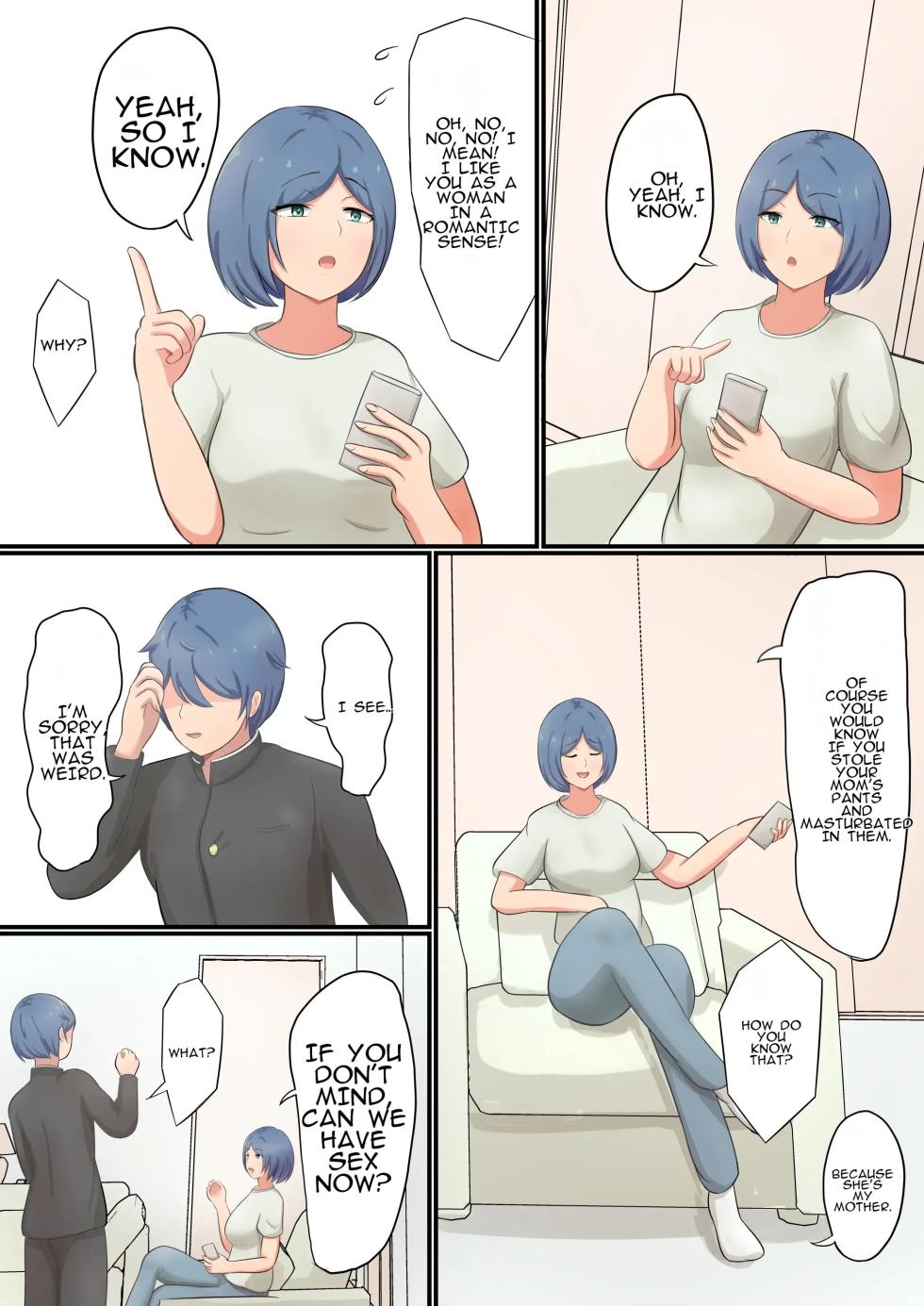[Shirakumo Zen] Okaa-san ni Kokuhaku Shitara Zenbu Baretete Amaama Sex Sasete Kureta Hanashi [English] [AutobotsTL] - Page 5