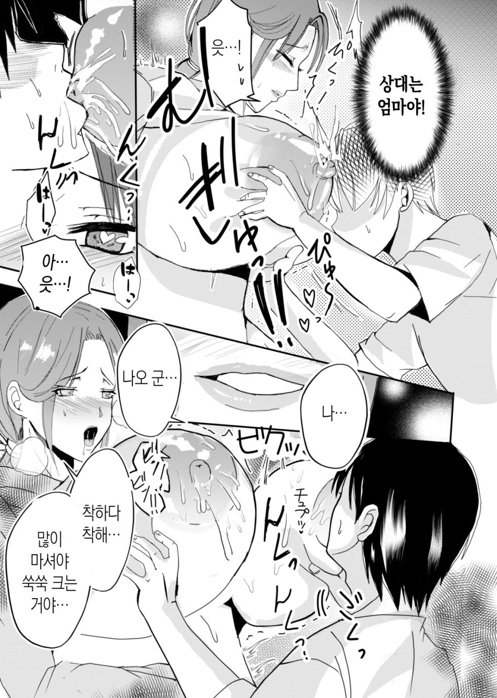 [Yamamoto Mugi] Bonyuu Kaa-san no Naka ni Modoritai 1 ~Kaa-san ga Kinshin Koubi o Yume da to Omoikonderu Ken~ | 모유 엄마의 태내로 돌아가고 싶다 1~엄마가 근친교미를 꿈이라고 생각하는 사건~  [Korean] [팀 숙녀] - Page 30