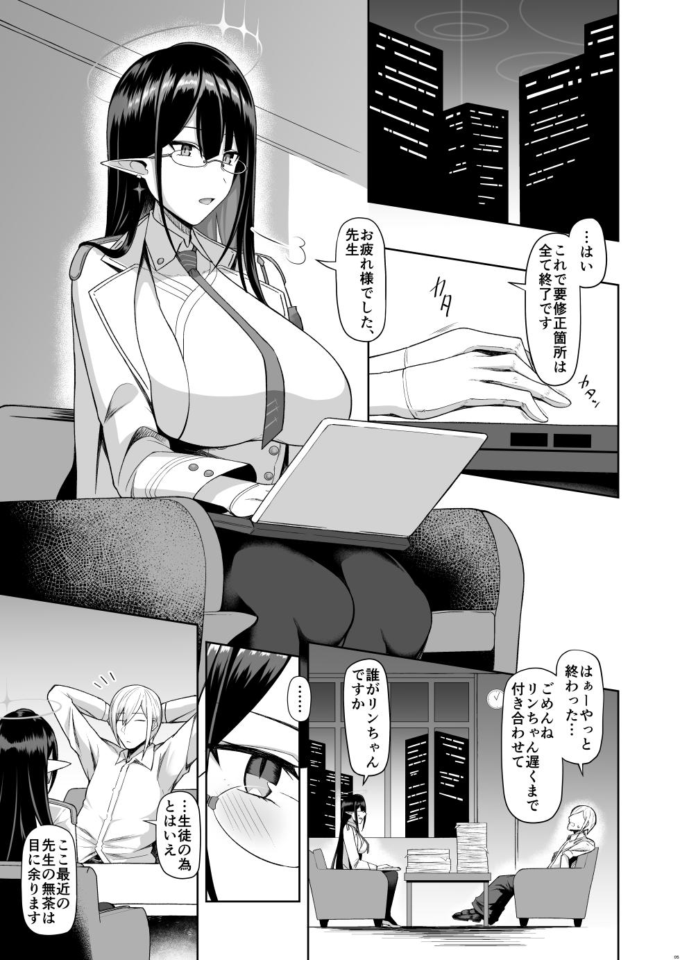 [Hozuriya (Housubaru)] Shuseki Gyouseikan no Kojin Gyoumu Soushuuhen (Blue Archive) [Digital] - Page 5
