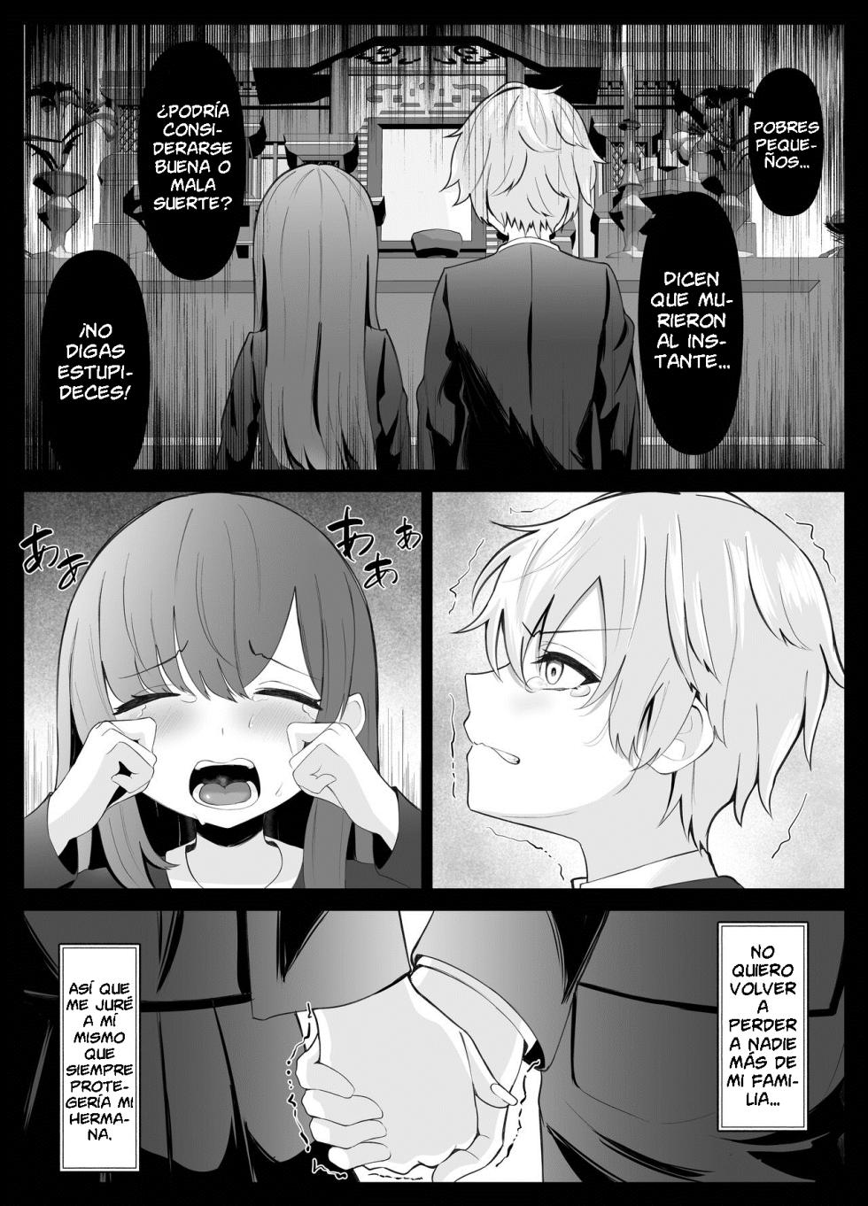 [Kuroshiba Suko] La Historia TS de un Hermano Mayor que fue Corrompido por su Hermana Menor [Spanish] [MandaloAsiNoma] [Digital] - Page 6