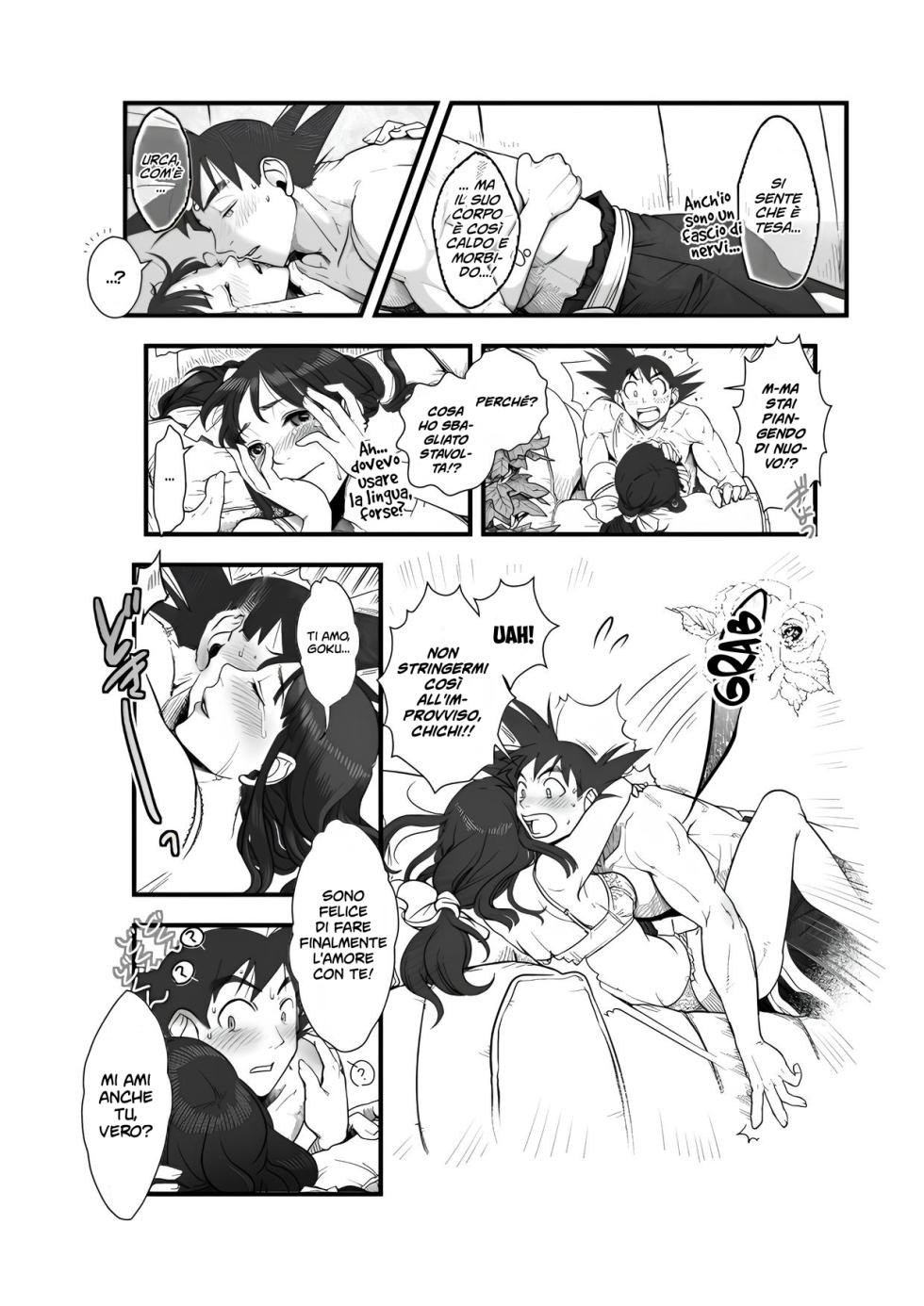 [Harunaga Makito] La Storia di Goku e Chichi nell'Arco degli Anni Ch. 1-5 (Dragon Ball Z) [Italian] {Hentai Fantasy} - Page 10