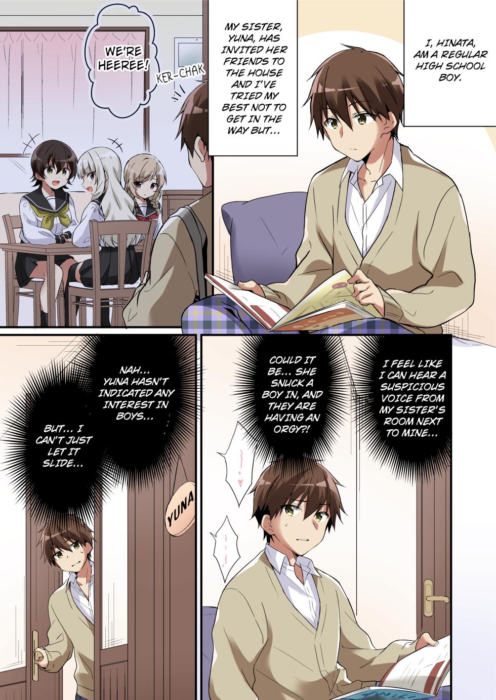 [TSF no F (NOMU)] Welcome to the Succubus Sorority Turning into my Younger Sisters Little Sister [English] [Decensored] - Page 2