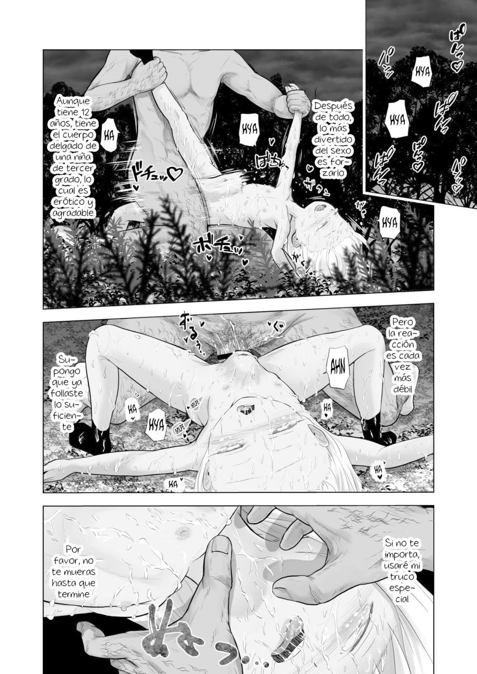 [Broccoli Doubutsuen (Burodou)] Yamaoku de Joshi Shougakusei o Okusuri to Alcohol de Rape Shichau Hon + Shinkan no Ko no Ushirode Kousoku Omakebon [Spanish] [Hs enfermos] [Digital] - Page 33