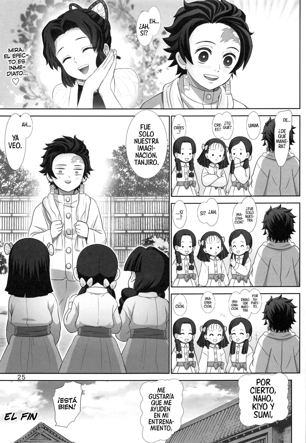 (Dai 2-Kai Ultra Summer Festa) [Raijinkai (Haruki GeNia)] Kochou no Mai | El Vals De La Mariposa (Kimetsu no Yaiba) [Spanish] [Mister Nugget] - Page 23