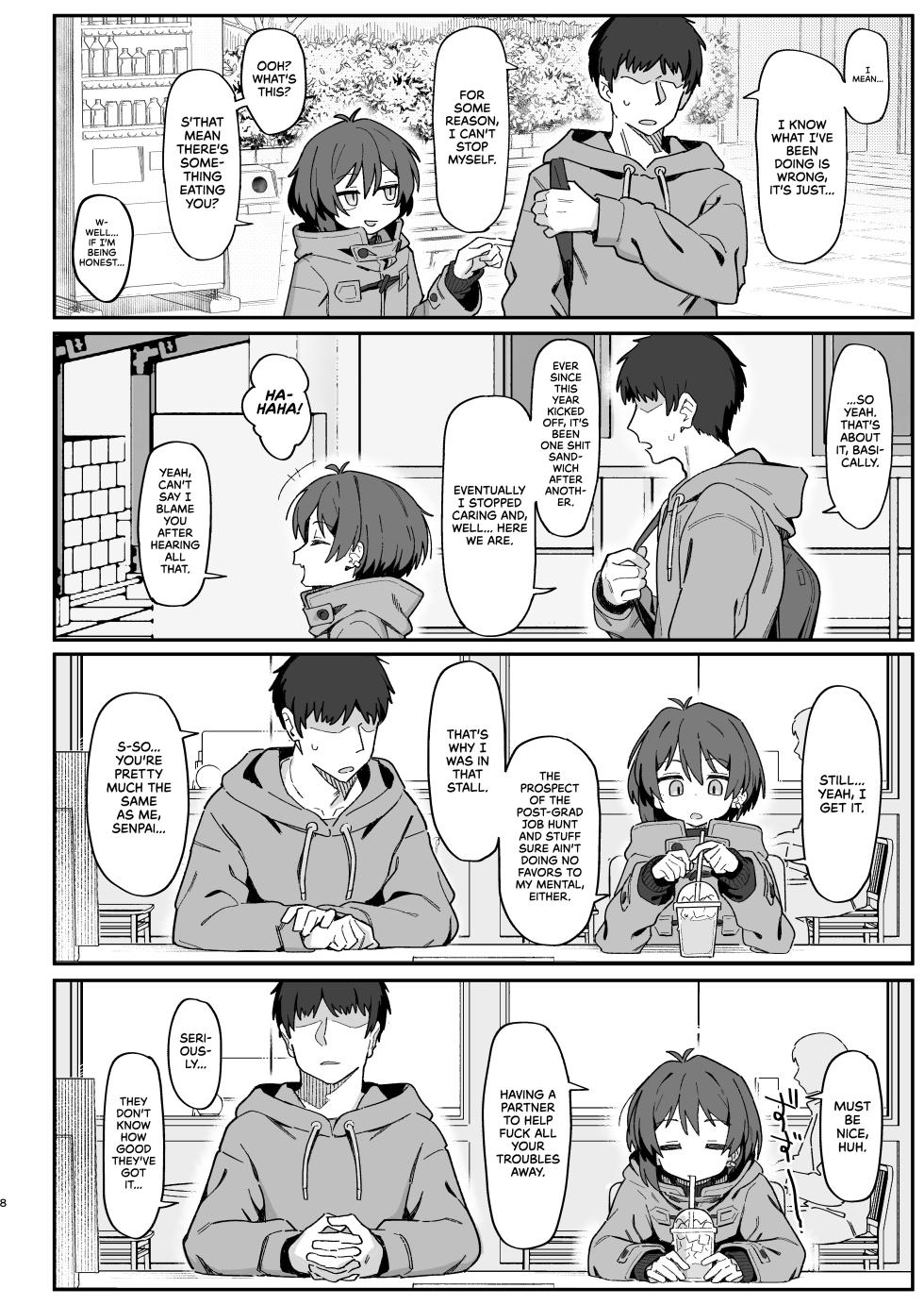 [Dagashiya (Wagashi)] Onozuka-senpai wa Warui Hito | Onozuka-senpai Is A Very Bad Girl [English] [head empty] [Digital] - Page 7