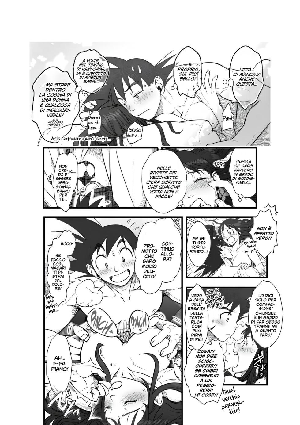 [Harunaga Makito] La Storia di Goku e Chichi nell'Arco degli Anni Ch. 1-6 (Dragon Ball Z) [Italian] {Hentai Fantasy} - Page 19