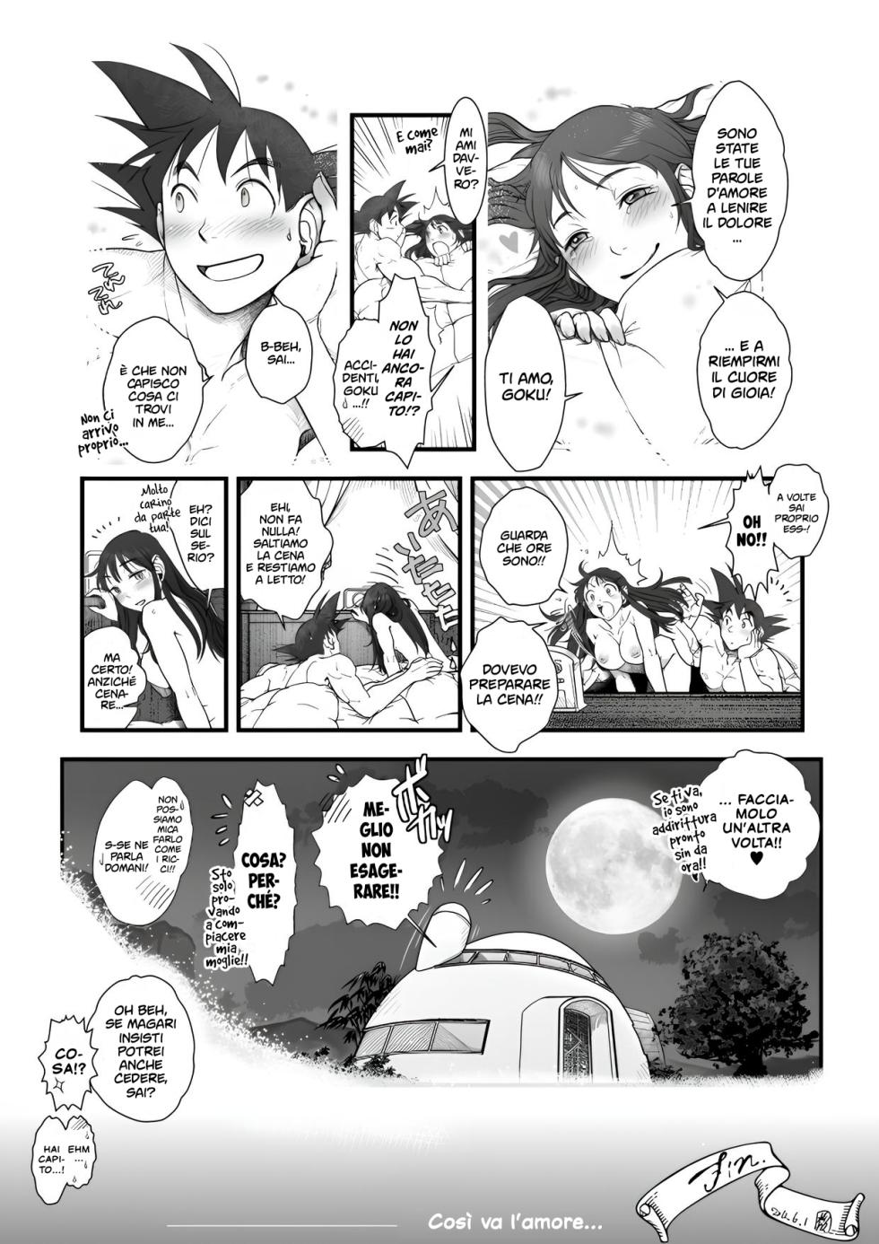 [Harunaga Makito] La Storia di Goku e Chichi nell'Arco degli Anni Ch. 1-6 (Dragon Ball Z) [Italian] {Hentai Fantasy} - Page 26