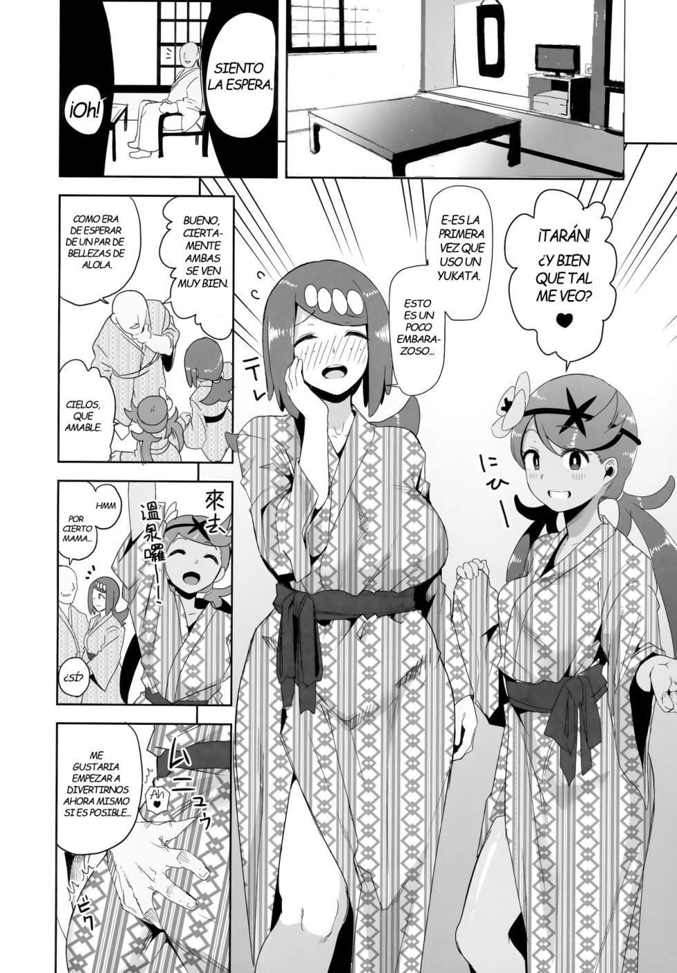 [DOLL PLAY (Kurosu Gatari)] Alola no Yoru no Sugata Cap. 1-5 (Pokémon Sun and Moon) [Spanish] [Kejotan] [Decensored] [Digital] - Page 32