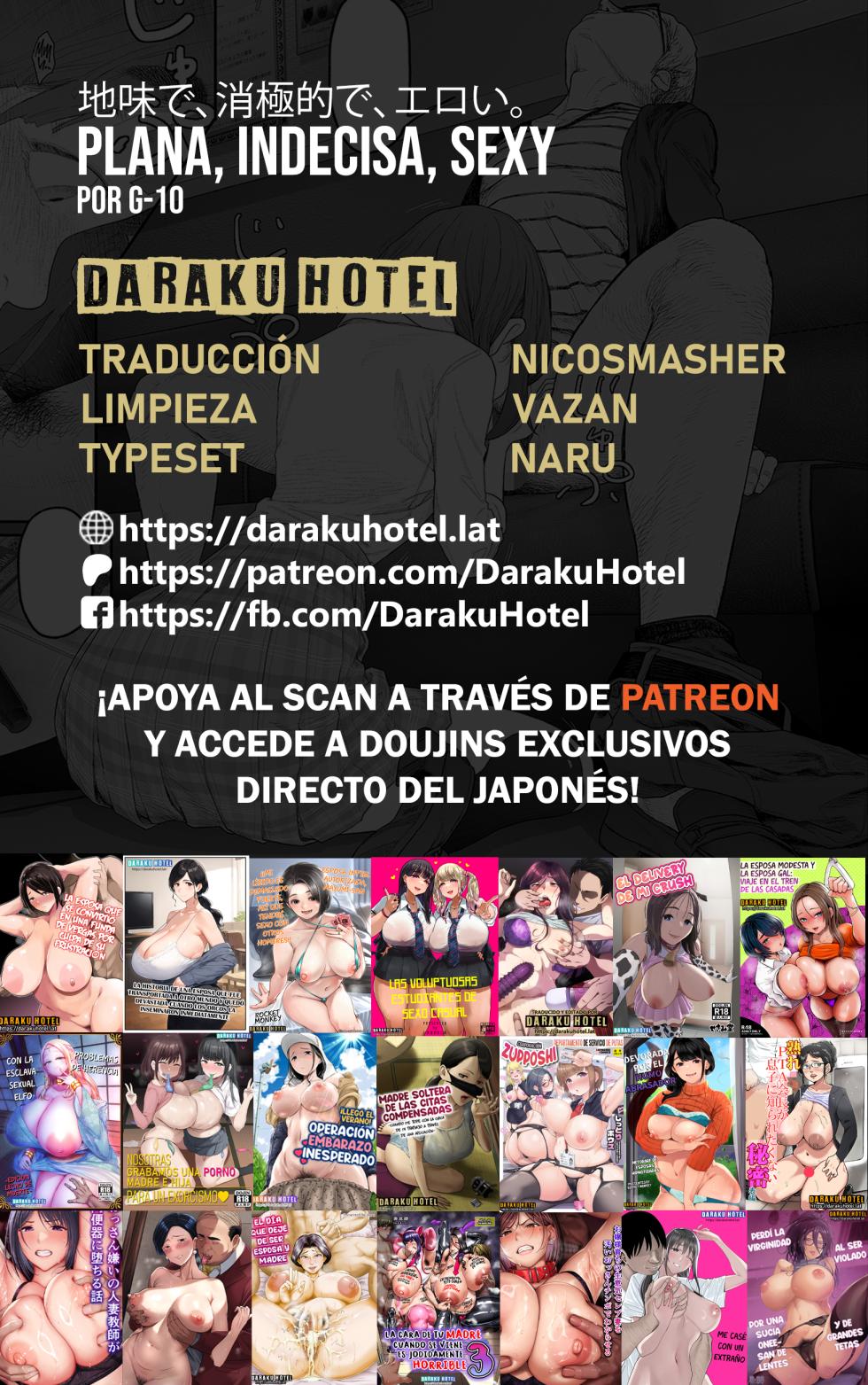 [G-10] Jimi de, Shoukyokuteki de, Eroi. - Plana, Indecisa, Sexy. (COMIC Mate Legend Vol. 57 2024-06) [Spanish] [Daraku Hotel] [Digital] - Page 39